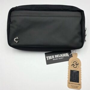 True Religion Men’s Black Porter Waist Crossbody Bag (TR104439) – NEW with Tags